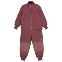 Mikk-line - termotøj m. fleece - duvet - rose brown 