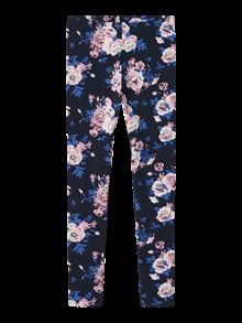 Name It - Leggings - Dark Sapphire/Big flower